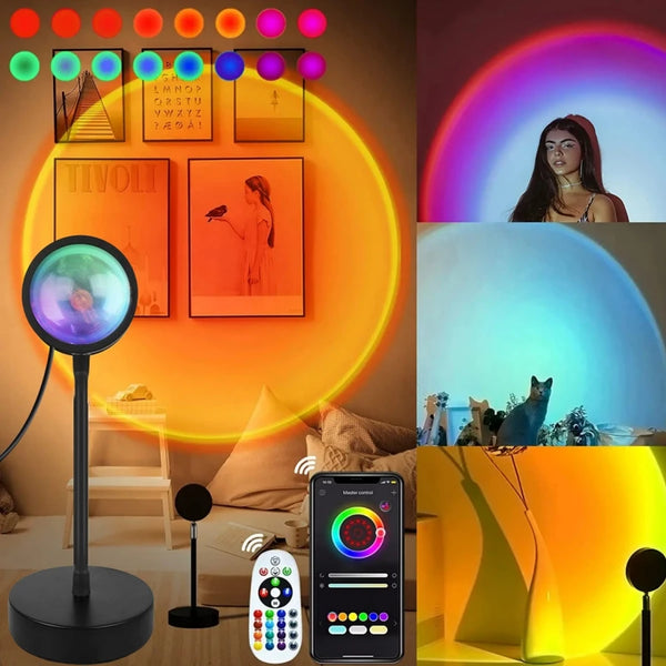 Lámpara Pro Atardecer RGB Ambientes